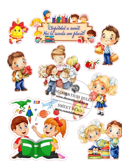 Poza pentru tort | Clopotelul a sunat