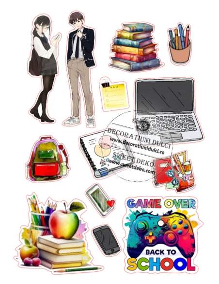 Imagine comestibila | Game Over Back to School