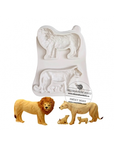 Mulaj din silicon familie de lei