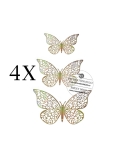 Fluturi aurii (12 buc/set)