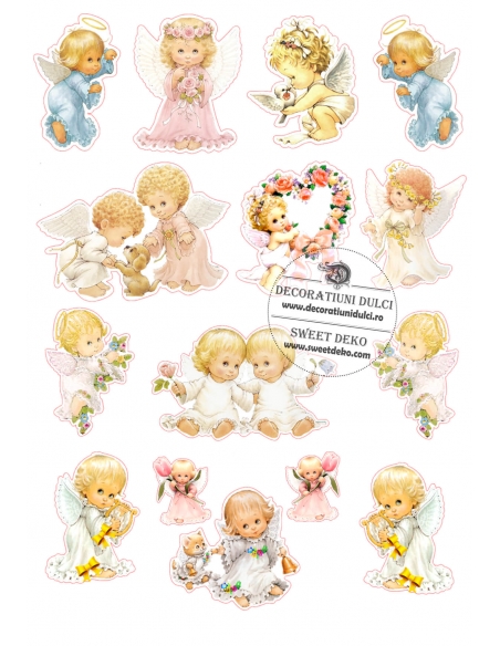 Imagine comestibila ingerasi vintage