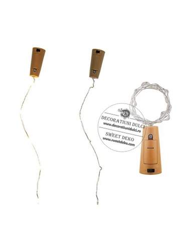 Dop pentru sticla cu sirag de leduri