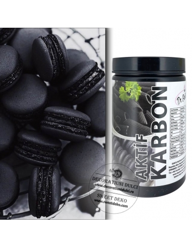 Carbune vegetal activ, Dr. Gusto (colorant natural negru)