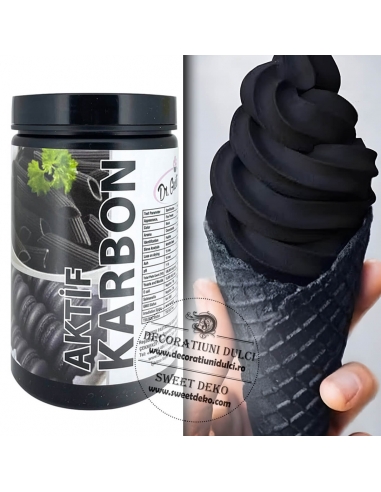 Carbune vegetal activ, Dr. Gusto (colorant natural negru)