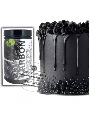 Carbune vegetal activ, Dr. Gusto (colorant natural negru)