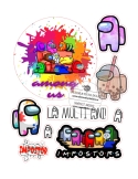 Imagine comestibila La multi ani! Among US