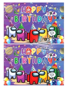 Imagine pentru tort | Among Us Happy birthday 2