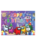 Imagine pentru tort | Among Us Happy birthday
