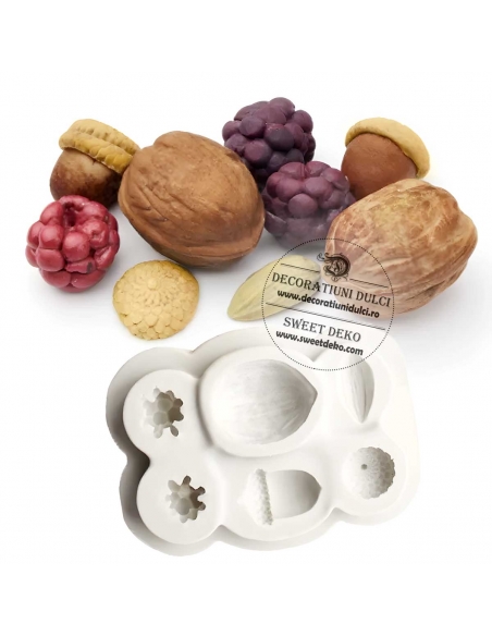 Mulaj nuca, ghinda, migdala si afine