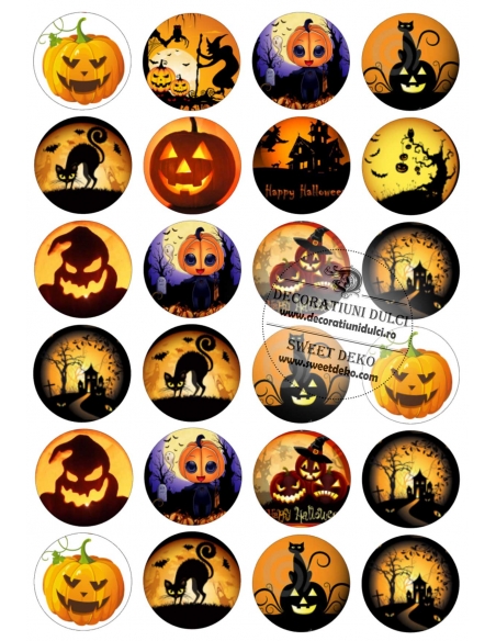 Imagine comestibila Halloween | Decoratiuni Dulci