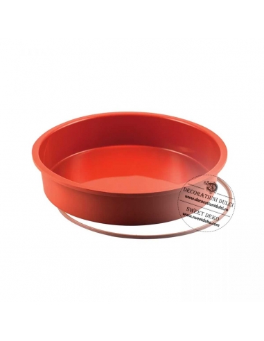 Matrita silicon forma tarta diam. 24cm, flan pan Silikomart