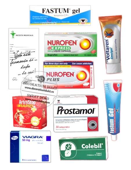 Imagine comestibila colectie de medicamente