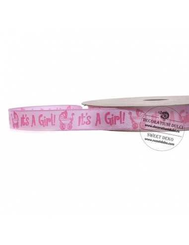 Banda satinata - It's a girl (22m)