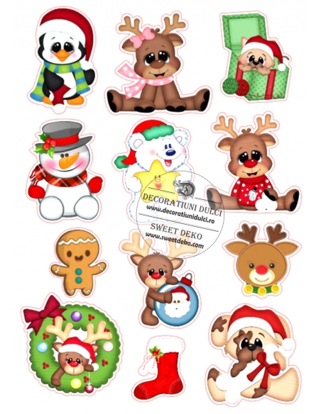 Imagine comestibila | animalute de Craciun