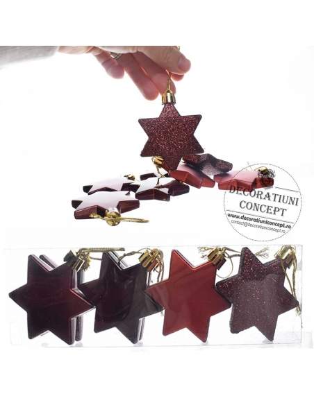 Set 8 stelute maro cafenii