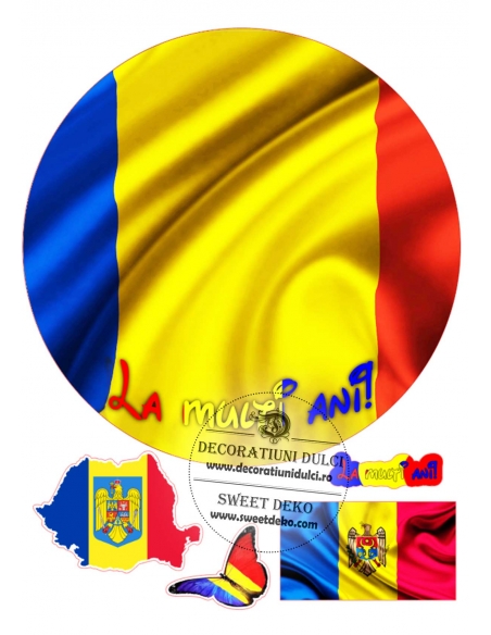 Imagine comestibila model folcloric -3 | Decoratiuni Dulci