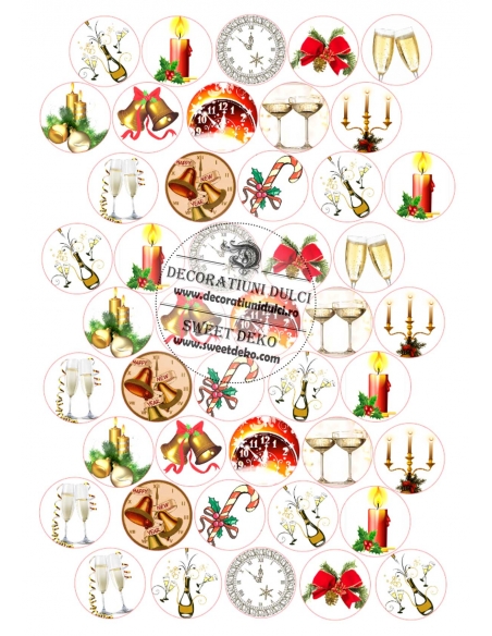 Cerculete An Nou | Decoratiuni Dulci