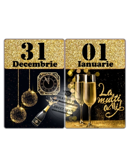 Imagine comestibila Calendar Revelion