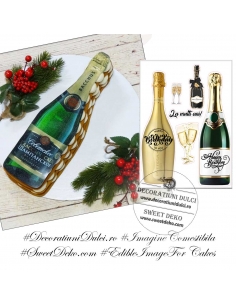 Imagine comestibila Revelion | Decoratiuni Dulci 2