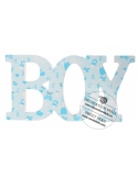 Litere decorative BOY, cu imprimeu