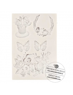 Mulaj flori in ceasca, aranjamente si fluturi 2