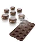 Mulaj pentru ciocolata, macarons | Scg21 Choco Macaron Silikomart