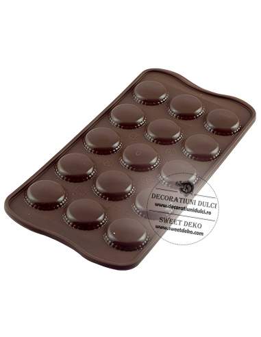 Mulaj pentru ciocolata, macarons | Scg21 Choco Macaron Silikomart