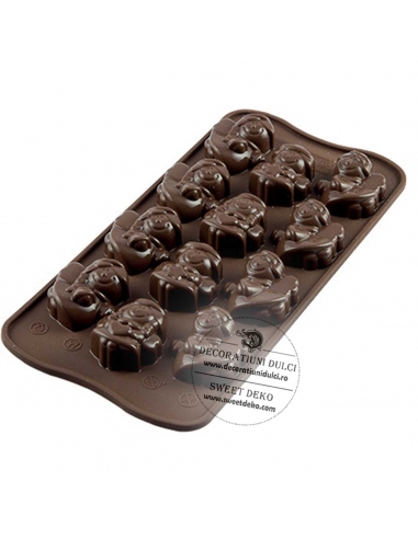 Mulaj praline ciocolata ingerasi, Scg27 choco angels Silikomart