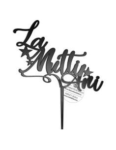 Decor pentru tort | La multi ani cu trei stelute 2