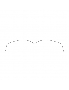 Macheta polistiren carte deschisa 2