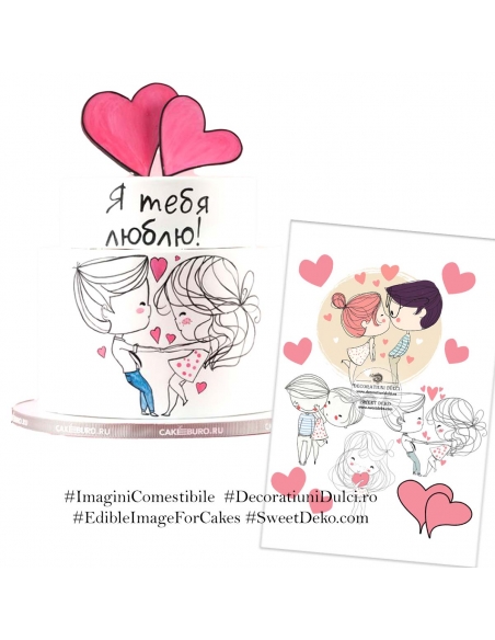 Imagine comestibila Fericiti impreuna