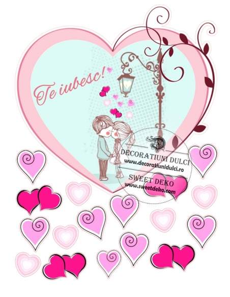 Imagine comestibila - TE IUBESC