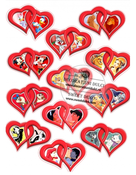 Valentine's Day Disney 1 | Decoratiuni Dulci