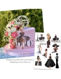 Imagine comestibile Black dress