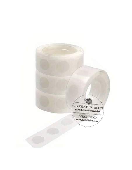 Rola bulinute din silicon dublu adezive