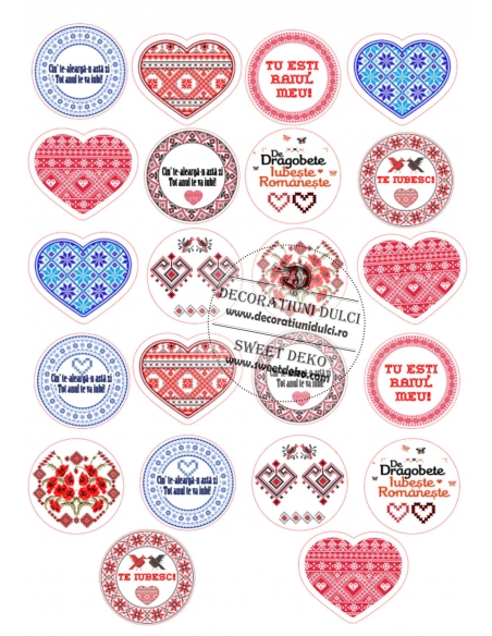 Decor briose, turta dulce de Dragobete