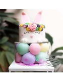 Etaj rotund din acril transparent (h.15cm)