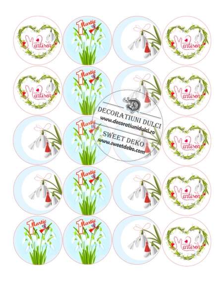 Imagine comestibila Happy Martisor