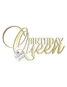 Topper pentru tort Birthday Queen 2