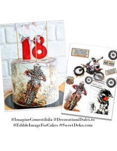 Imagine comestibila pasiune pentru motociclete