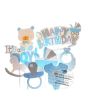 Set 7 toppers din carton It's a BOY 2