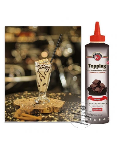 Sos cu aroma de ciocolata, pentru inghetata si alte deserturi Fo
