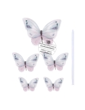 Fluturasi pentru decor tort | Whispering Butterflies (5 buc/set)