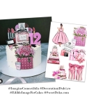 Imagini pentru decor tort Pink Fashion