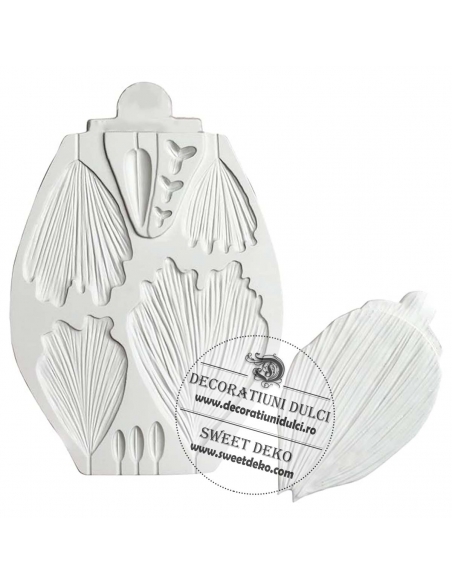 Mulaj veiner petale bujor, lalea (Peacock Tulip)