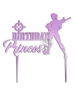 Topper tort Birthday Princess | Warrior Princess 2