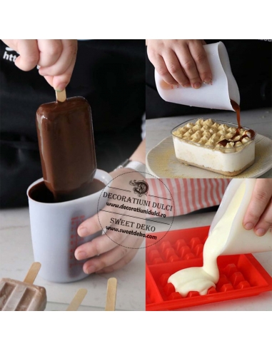 Pahar gradat din silicon