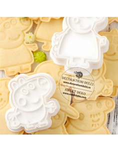 Decupatoare biscuiti forme familia Peppa Pig