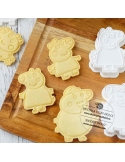 Decupatoare biscuiti forme familia Peppa Pig