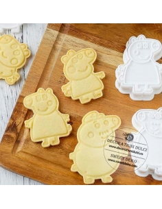 Decupatoare biscuiti forme familia Peppa Pig